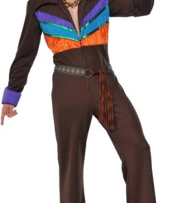 Rubies Mens Hippie 70's Guy Costume Jumpsuit