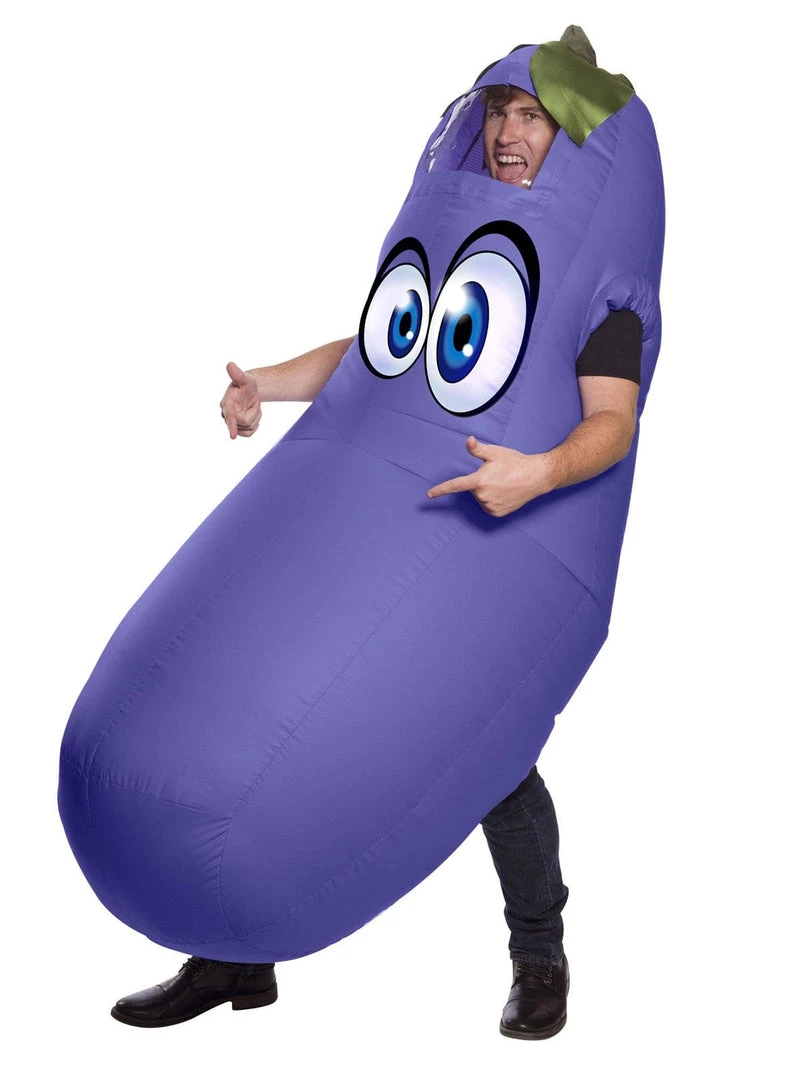 Rubies Eggplant Inflatable Adult Costume 3 Rubies Eggplant Inflatable Adult Costume