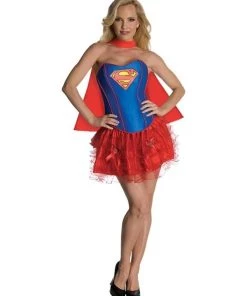 Rubies Supergirl Corset And Skirt Secret Wishes Costume For Women