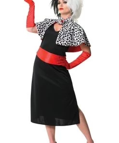 Rubies Cruella De Vil Deluxe Costume For Adults Womens