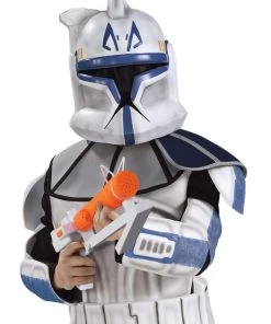 Rubies Captain Rex Clone Trooper Deluxe Costume For Boys Kids