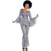 Amscan Womens Dancing Queen 70s Women's Disco Pantsuit