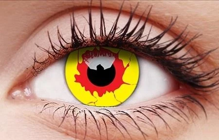 ColourVue Womens Reignfire Halloween 1 Day Disposable Contact Lenses 3 ColourVue Womens Reignfire Halloween 1 Day Disposable Contact Lenses