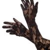 Carnival Products Opera Burlesque Black Lace Length Gloves