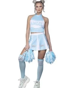 Smiffy's Cheerleader Blue Angel Costume For Women Womens