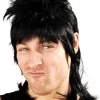 Tomfoolery Buy Costumes Dazza Black Mullet Wig