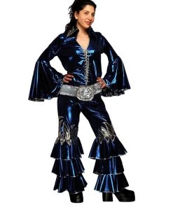 Disguises Abba Female Blue Mamma Mia Womens Hire Costume