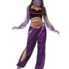 Smiffys Womens Arabian Princess Purple Costume