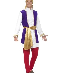 Smiffy's Aladdin Arabian Nights Prince Men's Bollywood Costume
