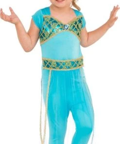Rubie's Arabian Princess Deluxe Jumpsuit Girls Fancy Dress Costume
