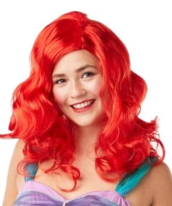 Rubies Womens Ariel The Little Mermaid Adult Red Wig Accessory