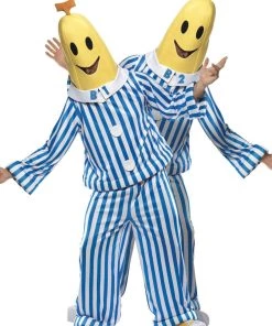 Smiffy's Womens Bananas In Pyjamas Adult Mens Licensed Costume