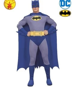 Rubie's Mens Batman Classic Brave And Bold Adult Jumpsuit Costume