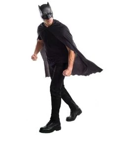Rubie's Mens Batman DC Superhero Adult Mask And Cape Set