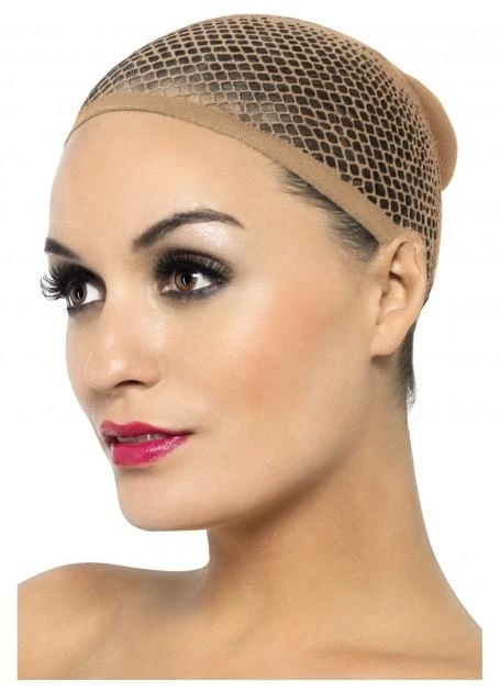 Smiffy's Beige Stretch Mesh Wig Cap Womens 3 Smiffy's Beige Stretch Mesh Wig Cap Womens