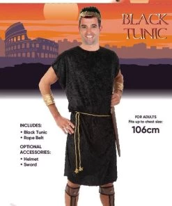 Tomfoolery Black Tunic Toga