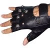 Carnival Products Womens Biker Black Finger-less Costume Gloves