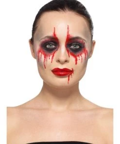 Smiffy's Womens Blood Drip Bride Cosmetic Make-Up Kit