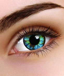 ColourVue Blue Streak Coloured Contact Lenses Buy Costumes