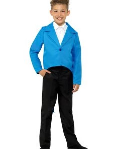 Smiffy's Tailcoat Blue Costume Jacket For Children Kids