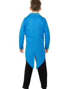 Smiffy's Tailcoat Blue Costume Jacket For Children Kids