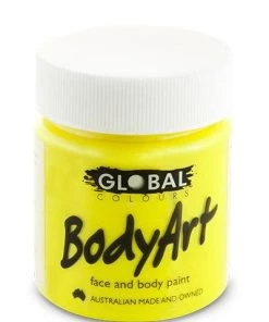 Global Colours Bright Yellow Body And Face Paint Buy Costumes