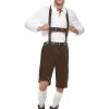 Smiffy's Mens Oktoberfest Costume Lederhosen Brown 2 Smiffy's Mens Oktoberfest Costume Lederhosen Brown