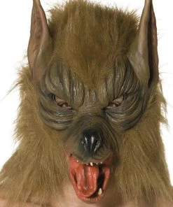 Smiffy's Mens Wolf Brown Mask