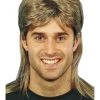 Smiffy's Mens Mullet Brown With Blonde Highlights Wig 2 Smiffy's Mens Mullet Brown With Blonde Highlights Wig