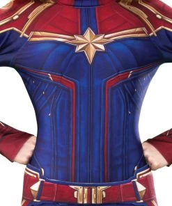 Rubies Captain Marvel Avengers Deluxe Womens Superhero Costume