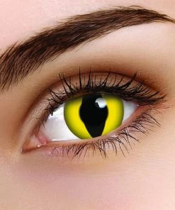 ColourVue Cat Eye Contact Lenses Multi Use Halloween Contacts Womens