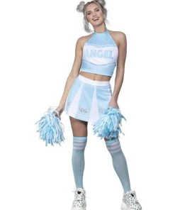 Smiffy's Cheerleader Blue Angel Costume For Women Womens