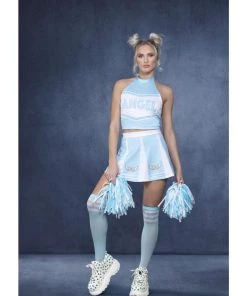 Smiffy's Cheerleader Blue Angel Costume For Women Womens