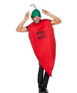 Smiffys Mens Chilli Red Hot Costume