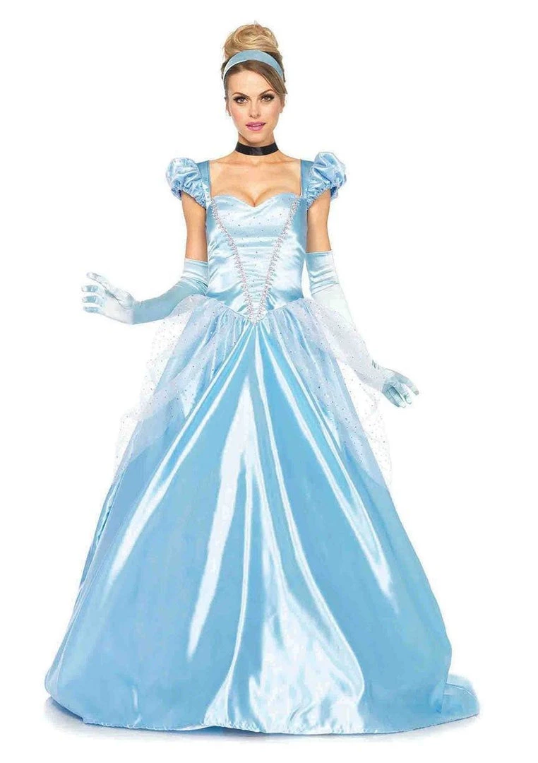 Leg Avenue Womens Cinderella Classic Fairy-tale Princess Ball Gown Costume 3 Leg Avenue Womens Cinderella Classic Fairy-tale Princess Ball Gown Costume