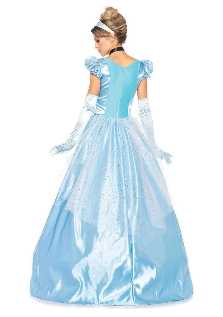 Leg Avenue Womens Cinderella Classic Fairy-tale Princess Ball Gown Costume 4 Leg Avenue Womens Cinderella Classic Fairy-tale Princess Ball Gown Costume