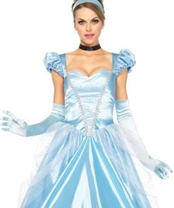 Leg Avenue Womens Cinderella Classic Fairy-tale Princess Ball Gown Costume 7 Leg Avenue Womens Cinderella Classic Fairy-tale Princess Ball Gown Costume