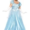 Leg Avenue Cinderella Classic Fairy-tale Princess Ball Gown Curvy Costume Womens 2 Leg Avenue Cinderella Classic Fairy-tale Princess Ball Gown Curvy Costume Womens