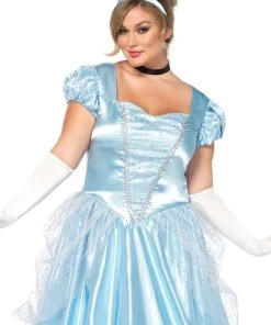 Leg Avenue Cinderella Classic Fairy-tale Princess Ball Gown Curvy Costume Womens