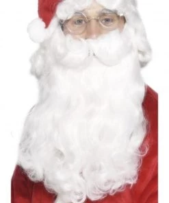 Smiffy's Santa Classic White Curly Long Beard