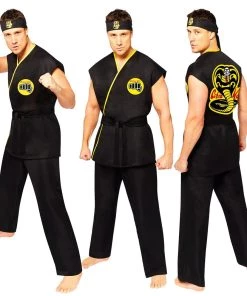 Amscan Mens Cobra Kai Gi Karate Adult Costume