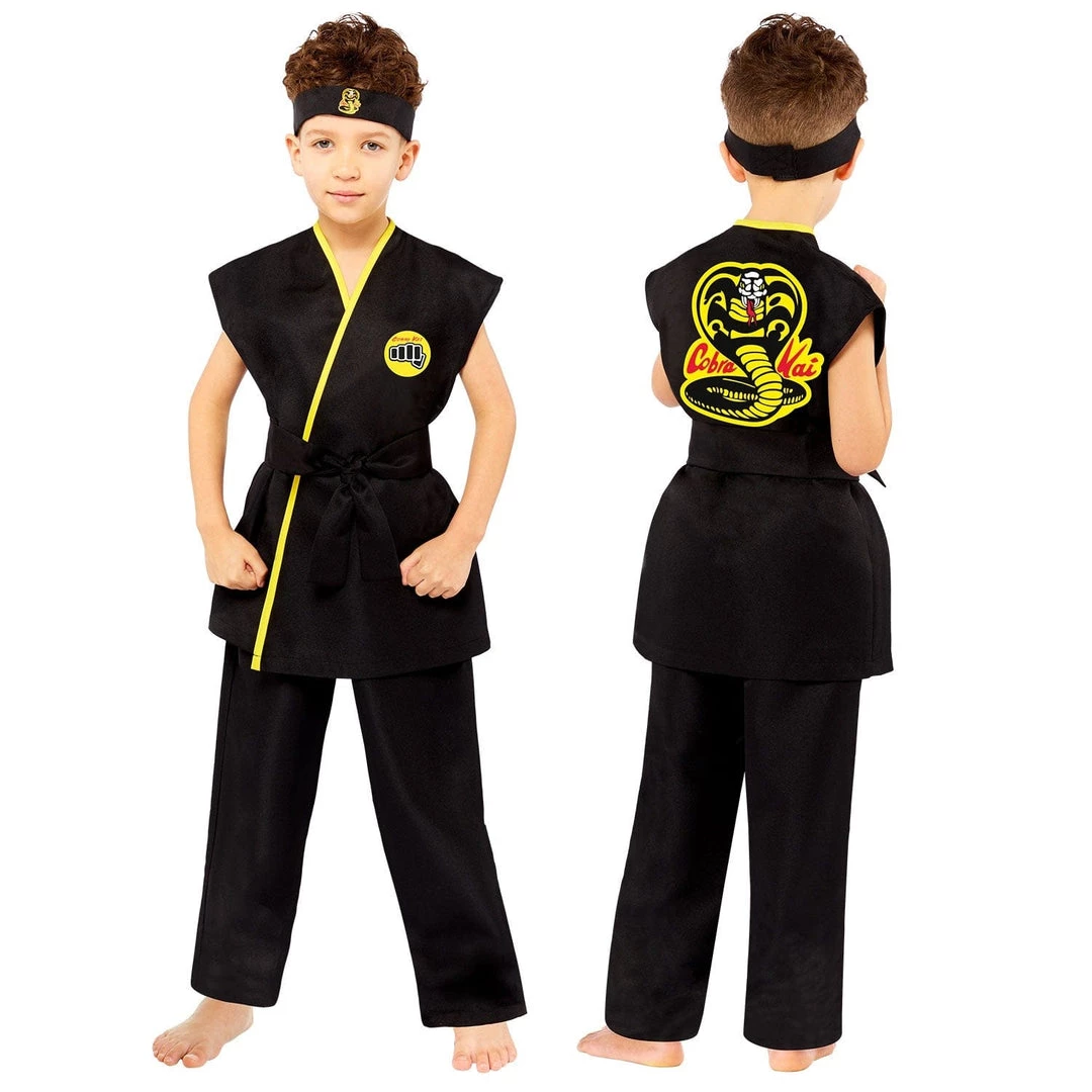 Amscan Cobra Kai Gi Karate Kids Costume 3 Amscan Cobra Kai Gi Karate Kids Costume