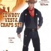 Tomfoolery Cowboy Vest And Chaps Set