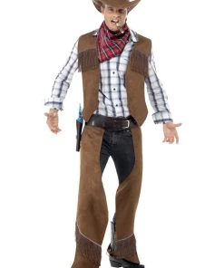 Smiffy's Wild West Fringed Cowboy Mens Costume