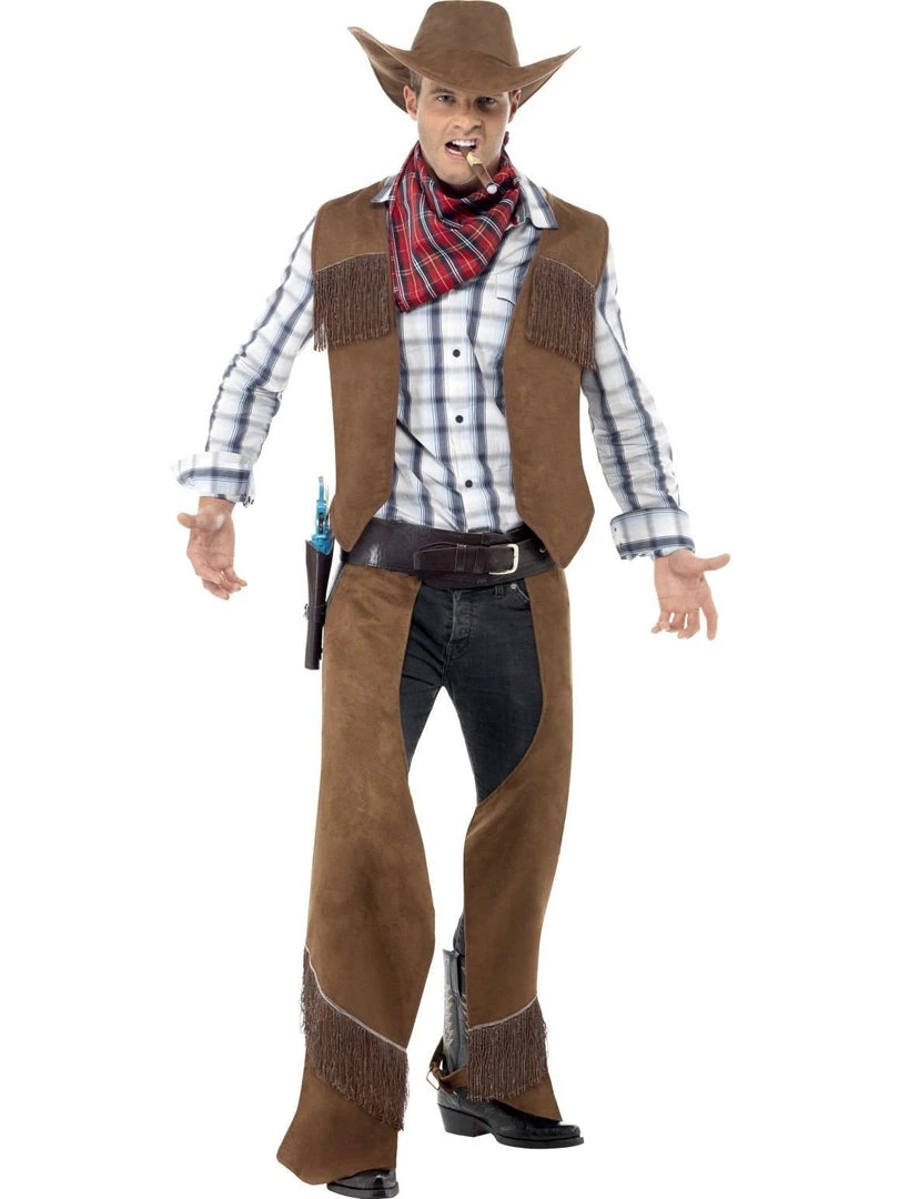 Smiffy's Wild West Fringed Cowboy Mens Costume 3 Smiffy's Wild West Fringed Cowboy Mens Costume
