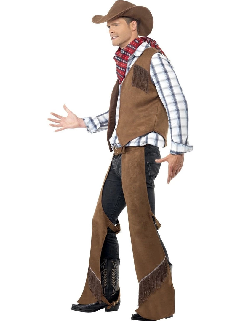 Smiffy's Wild West Fringed Cowboy Mens Costume 4 Smiffy's Wild West Fringed Cowboy Mens Costume
