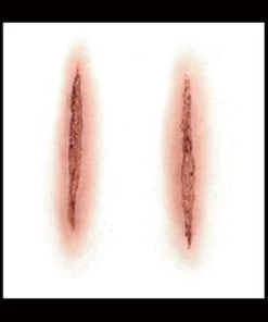 Tinsley Transfers Cutter Wound Halloween Costume Makeup 3D FX Transfers