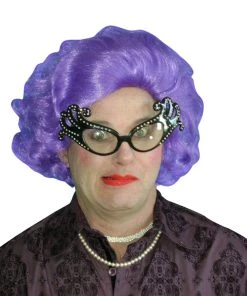 Carnival Products Buy Costumes Dame Edna Purple Costume Wig