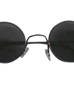 Carnival Products Hippie Dark Round Glasses Rock Star Sunglasses