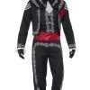 Smiffy's Day Of The Dead Senor Bones Mexican Costume Mens
